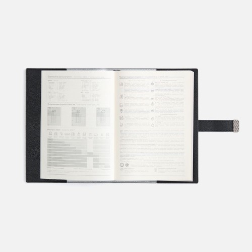 Ежедневник Repute, недатированный, черный