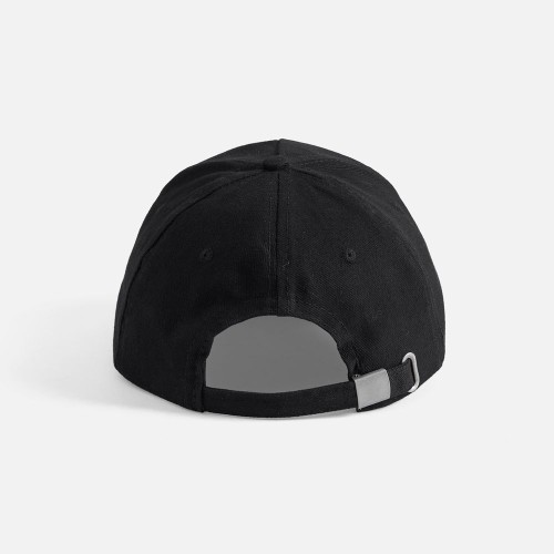 Бейсболка Long Beach, черная с ярко-синим