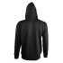Толстовка мужская на молнии Soul Men 290 с контрастным капюшоном, черная