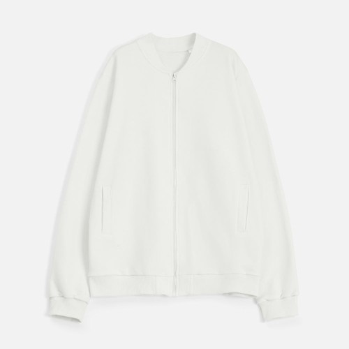 Бомбер унисекс Townie, молочно-белый