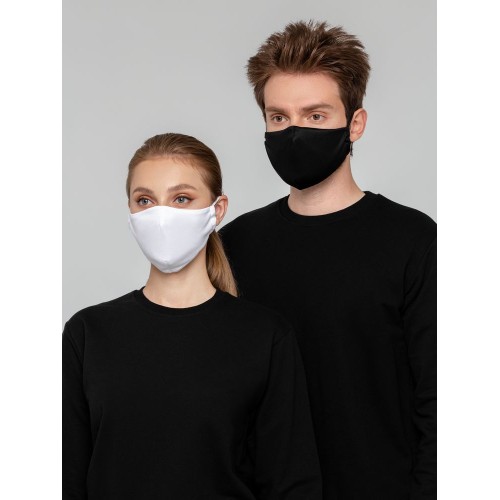 Маска для лица, черная