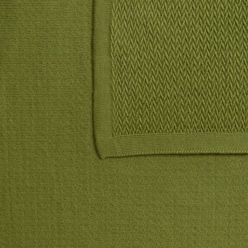 Плед Ornato, зеленый (лавровый)