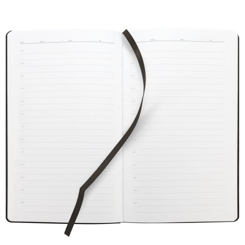 Ежедневник Knit, недатированный, черный