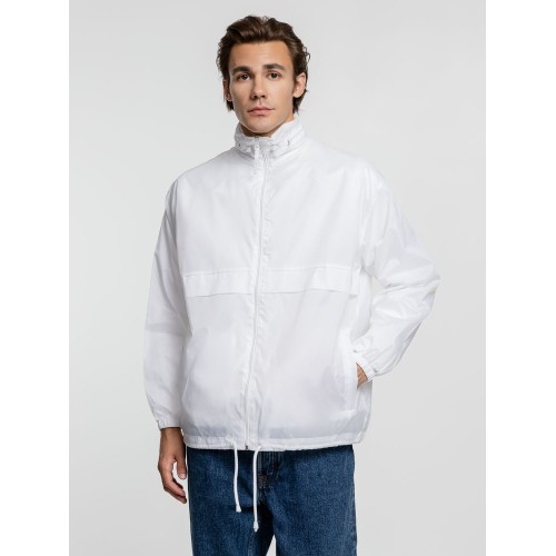 Ветровка из нейлона Surf 210, белая