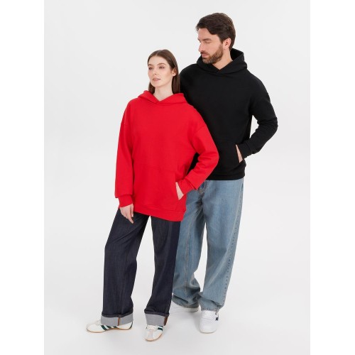 Худи оверсайз унисекс Outshine, черное