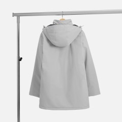 Куртка-парка унисекс Sfera, светло-серая