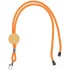 Шнурок для бейджа Tube Wood, оранжевый