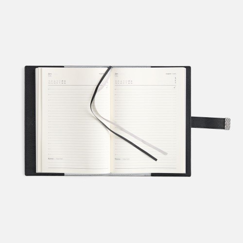 Ежедневник Repute, недатированный, черный