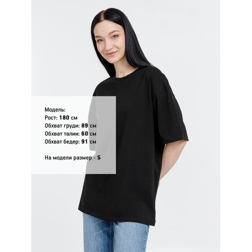 Футболка оверсайз унисекс Big Haul, черная