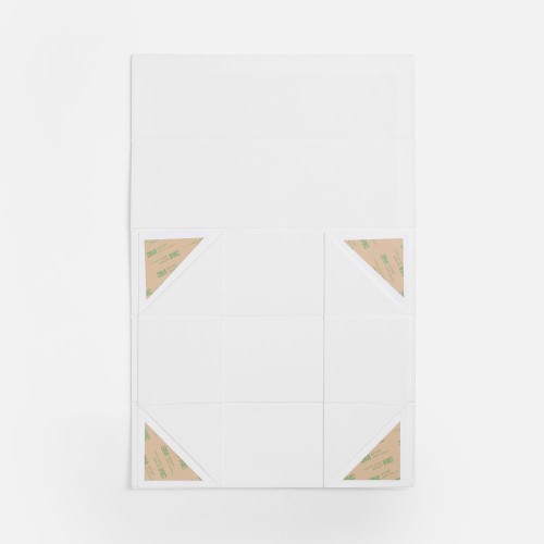 Коробка складная под бутылку Color Jacket Fold, белая