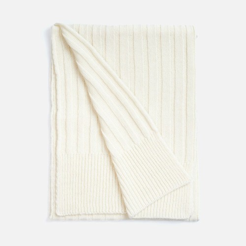 Шарф Bellish, белый (ванильный)