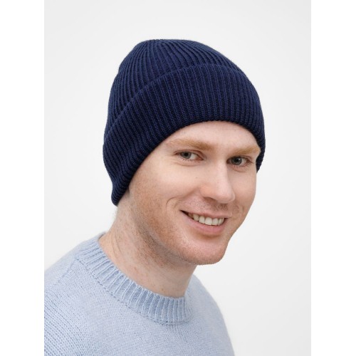 Шапка Nobilis Mono, темно-синяя