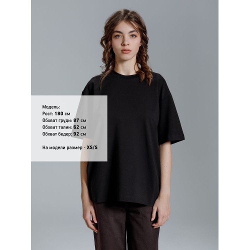 Футболка оверсайз Kangas, черная