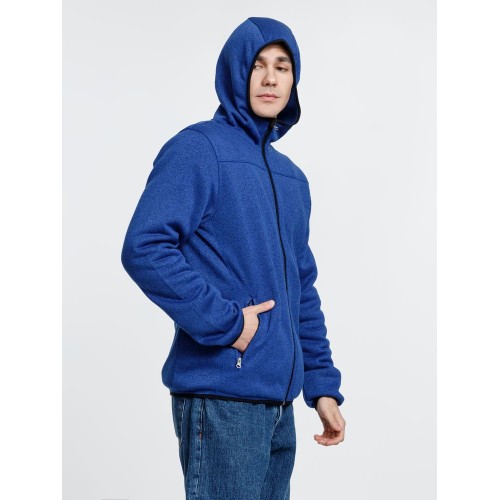 Куртка с капюшоном унисекс Gotland, синяя