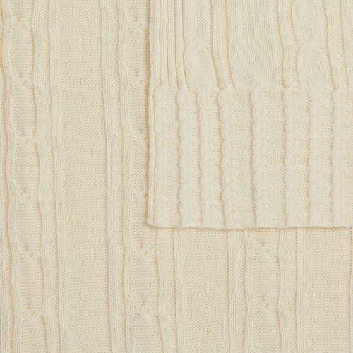 Плед Remitti, белый (молочный)