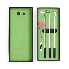 Настольный мини-гольф Golfink, черный с зеленым яблоком