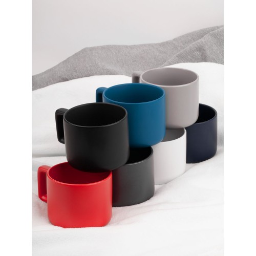 Чашка Jumbo в коробке матовая, красная