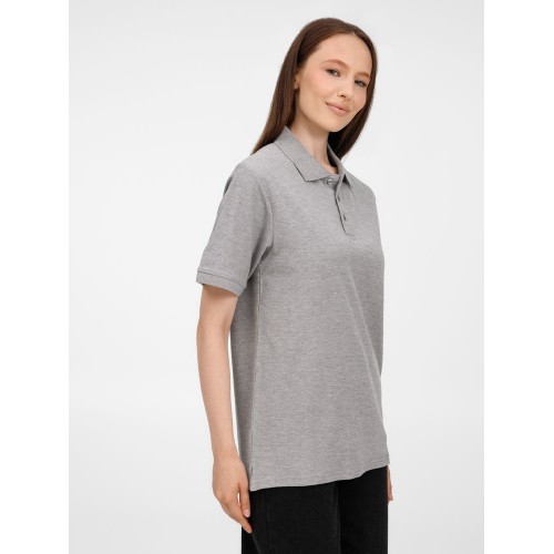 Рубашка поло унисекс Upswing, серый меланж