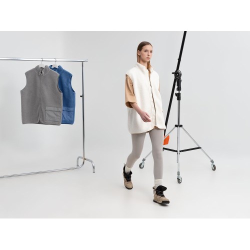 Жилет унисекс Oblako, молочно-белый