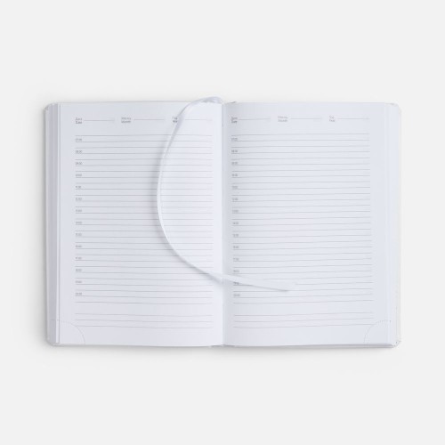 Ежедневник Nebraska, недатированный, белый