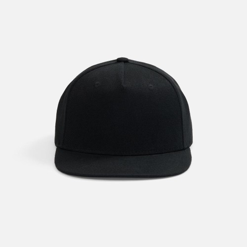 Бейсболка Epicore с прямым козырьком, черная