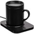 Кружка с подогревом и беспроводной зарядкой dualBase plus, черная