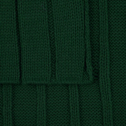 Плед Tressa, темно-зеленый