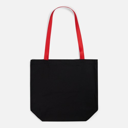 Шопер B5, черный с красными ручками