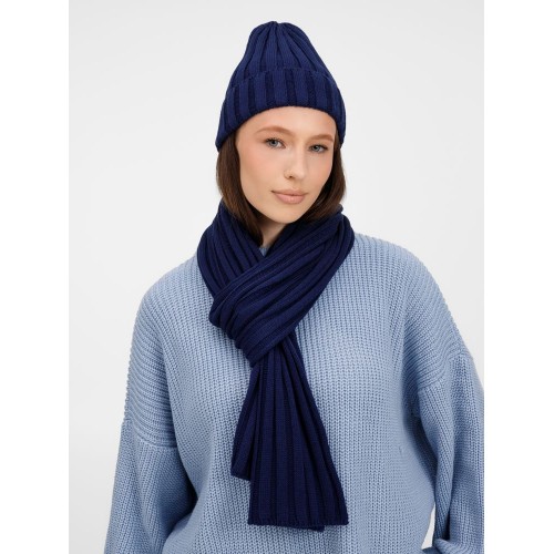 Шарф Metelitsa, темно-синий (сапфир)