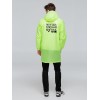 Дождевик «Полгода плохая погода», неоново-желтый Дождевик «Полгода плохая погода», неоново-желтый