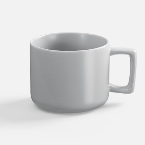 Чашка Jumbo в коробке матовая, светло-серая