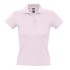 Рубашка поло женская People 210, нежно-розовая