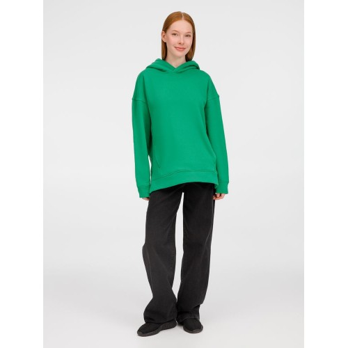 Худи оверсайз унисекс Tolla, зеленое