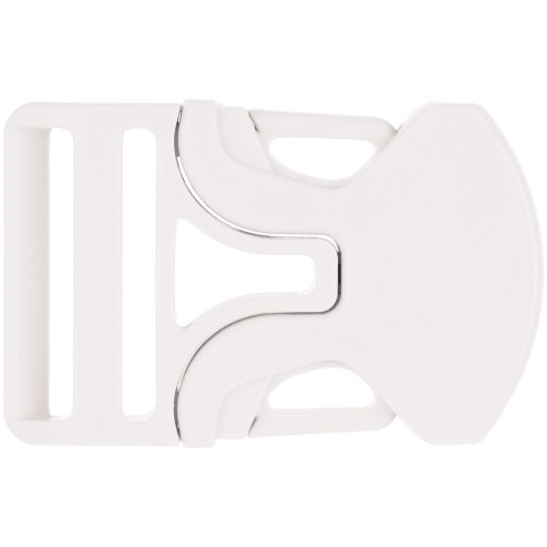 Застежка-пряжка односторонняя Triden, белый