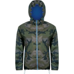 Ветровка Skate, камуфляж с синим