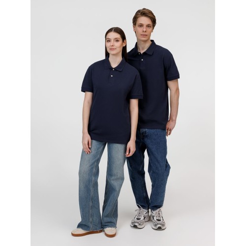 Рубашка поло унисекс Pacific, кобальт (темно-синяя)