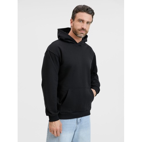 Худи унисекс оверсайз Songo, черное