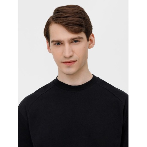 Футболка оверсайз унисекс Sideline, черная