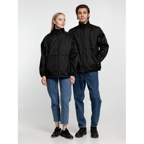 Ветровка из нейлона Surf 210, черная