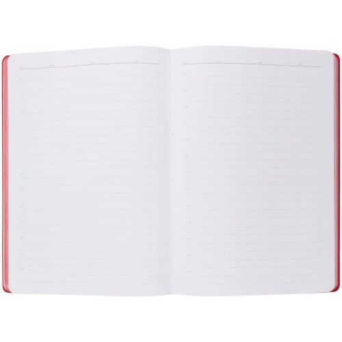 Ежедневник Flexpen, недатированный, серебристо-красный