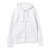 Толстовка на молнии с капюшоном унисекс King, белая Толстовка на молнии с капюшоном унисекс King, белая