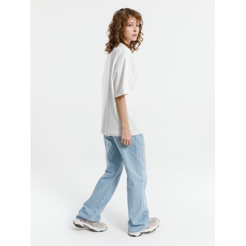 Джемпер с коротким рукавом Siluetti Volumica, молочно-белый