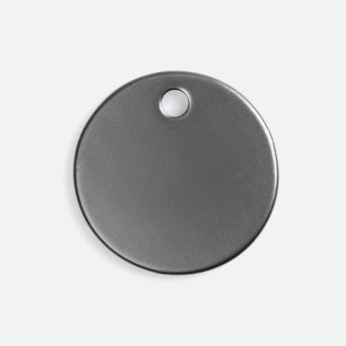 Шильдик металлический Alfa Sirkel, серый металлик