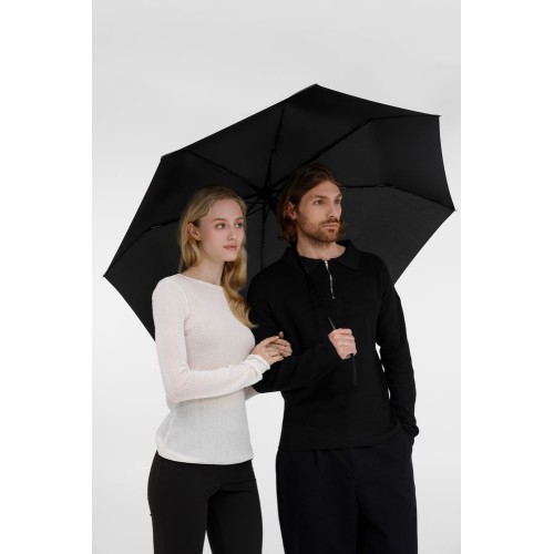 Зонт складной Fiber, темно-синий