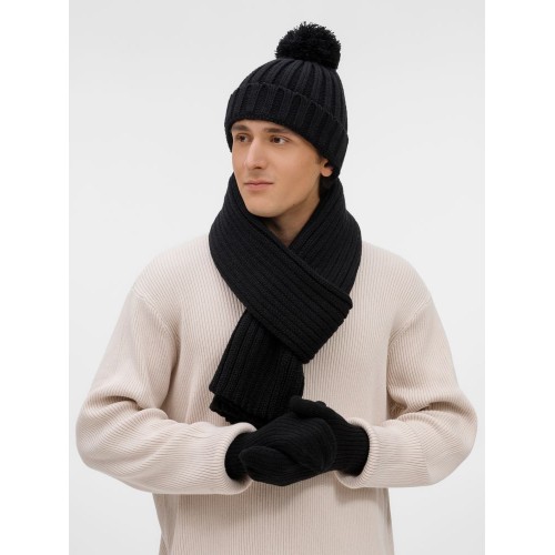 Шарф HappyGo, черный