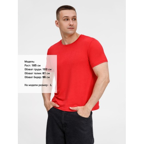 Футболка унисекс Senti, красная