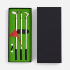 Настольный мини-гольф Golfink, черный с зеленым яблоком