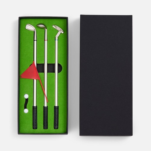 Настольный мини-гольф Golfink, черный с зеленым яблоком