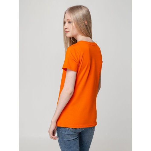 Футболка женская T-bolka Lady, оранжевая