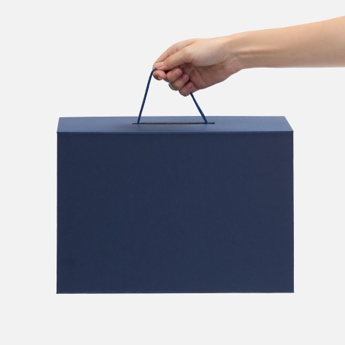 Коробка складная New Case Fold, темно-синяя